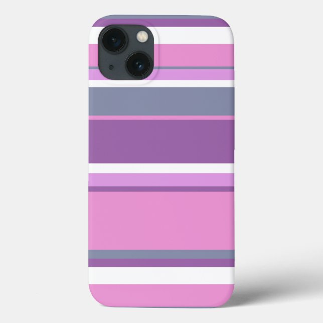 Funda De Case-Mate Para iPhone Estuche para iPhone Lilac stripes Funda-Mate (Reverso)