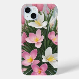Funda Para iPhone 15 Mini Estuche para iPhone lily rosa / iPad