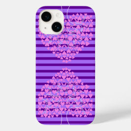 Funda Para iPhone 14 De Case-Mate Estuche para iPhone Love Tree Purple Heart