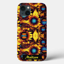 Estuche para iPhone Luminoso Sunflowers Funda-Mate