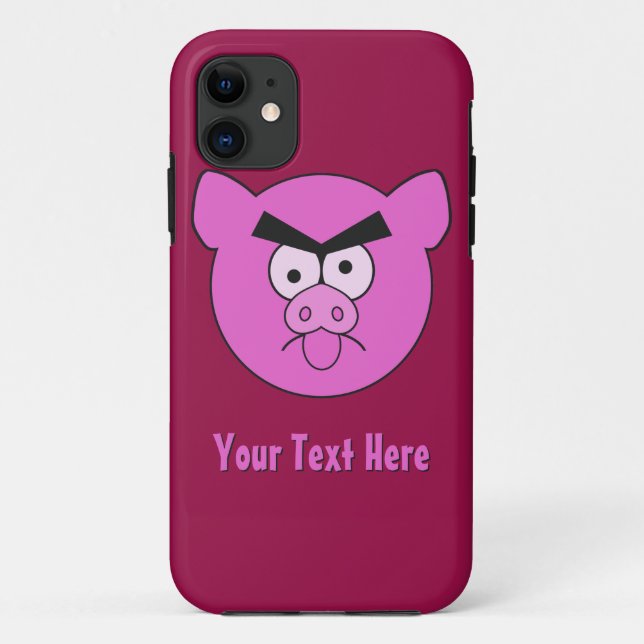 Funda De Case-Mate Para iPhone Estuche para iPhone Mad Pig personalizado (Reverso)