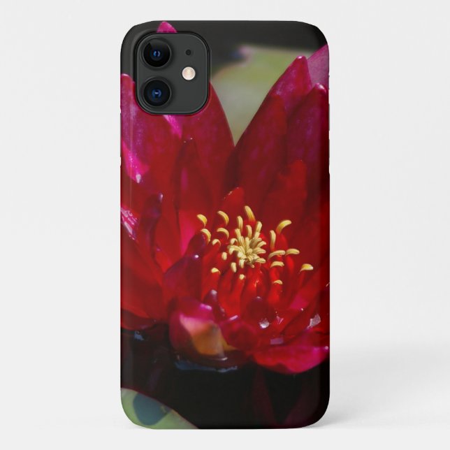 Funda De Case-Mate Para iPhone Estuche para iPhone Magenta Lotus Waterlily Funda- (Reverso)