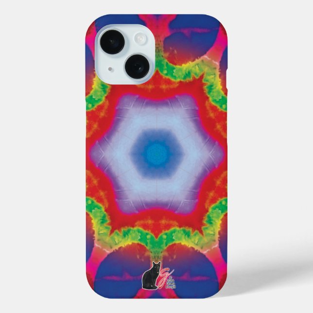 Funda De Case-Mate Para iPhone Estuche para iPhone Mandril Kaleidoscope (Reverso )