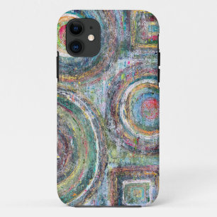 Funda Para iPhone 11 Estuche para iPhone manejado por verde azulado