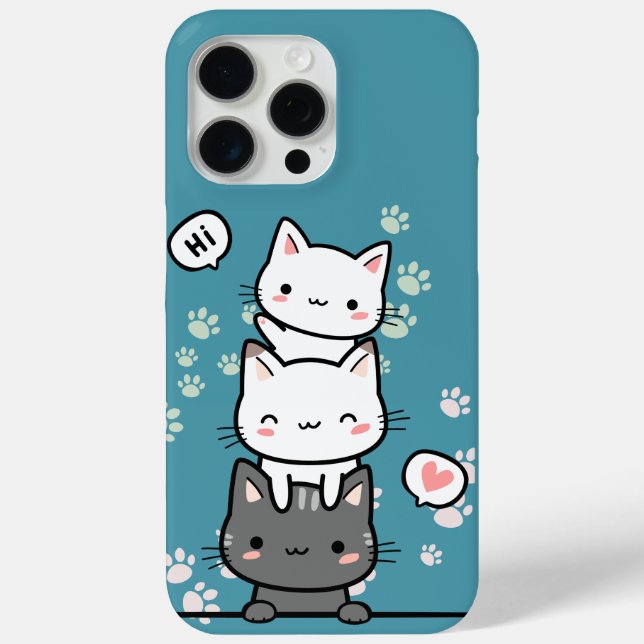 Funda De Case-Mate Para iPhone Estuche para iPhone Masa para gato (Reverso )