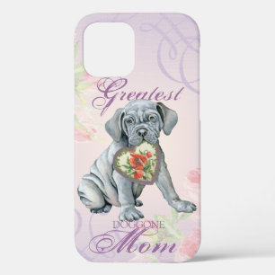 12 Estuche para iPhone Mastino Heart Mom Funda Mate