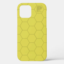Funda Para iPhone 12 Estuche para iPhone moda Gold Bee Monograma Funda-
