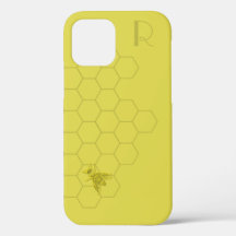 Estuche para iPhone moda Gold Bee Monograma Funda-