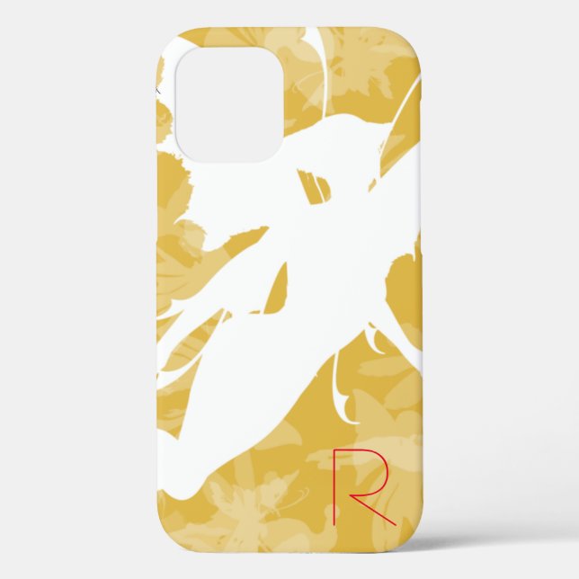 Funda De Case-Mate Para iPhone Estuche para iPhone moda Gold Fairy Monograma Fund (Reverso )