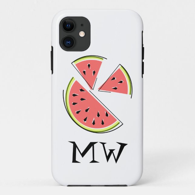 Funda De Case-Mate Para iPhone Estuche para iPhone "Monograma" de piezas de sandí (Reverso)