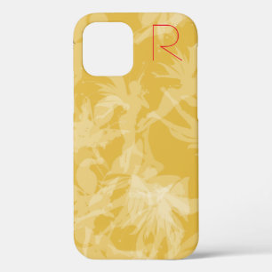 12 Estuche para iPhone Monograma Funda Mate Gold Fair