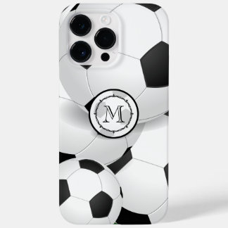 Funda Para iPhone 14 Pro Max De Case-Mate Estuche para iPhone Monograma Soccer Ball