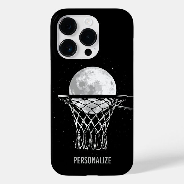 Funda De Case-Mate Para iPhone Estuche para iPhone Moon Funda-Mate de baloncesto (Reverso )