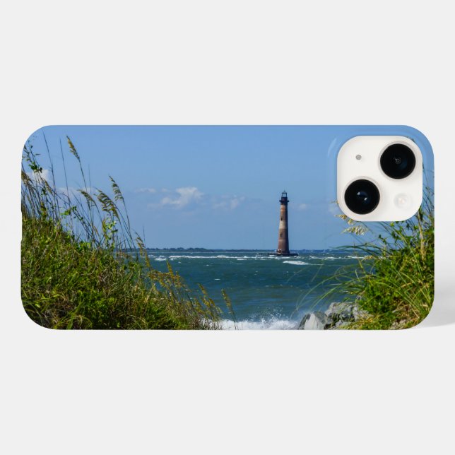 Funda De Case-Mate Para iPhone Estuche para iPhone Morris Island Lighthouse Walkw (Reverso  (Horizontal))