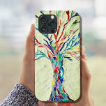 Funda Para iPhone 13 Estuche para iPhone Mosaic Green Funda-Mate<br><div class="desc">Este singular estuche de teléfono presenta un árbol de mosaicos en colores arcoiris sobre un fondo verde pálido. Porque creamos nuestra propia obra de arte no encontrarás esta imagen exacta de otros diseñadores. Mosaico original © Michele Davies</div>