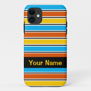 Funda Para iPhone 11 Estuche para iPhone "Name" clásico de banda de glo