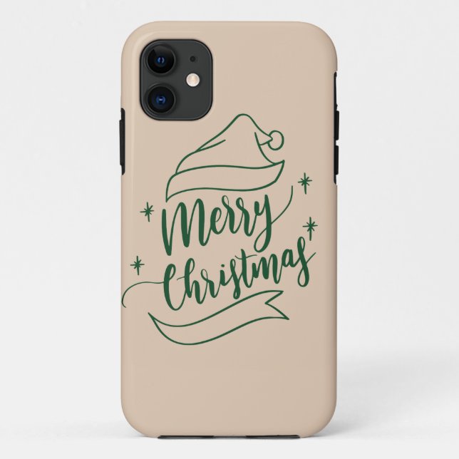 Funda De Case-Mate Para iPhone Estuche para iPhone navideño (Reverso)
