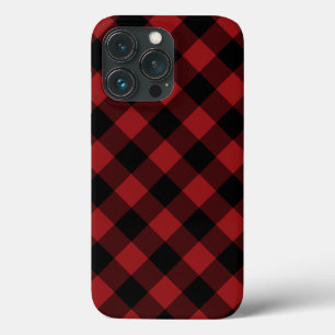 Funda Para iPhone 13 Pro Estuche para iPhone negro y rojo