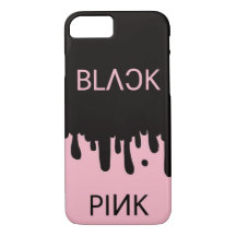 Estuche para iPhone negro y rosa