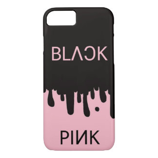 Funda Para iPhone 8/7 Estuche para iPhone negro y rosa