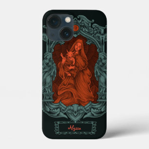 Funda Para iPhone 13 Mini Estuche para iPhone oculto de Baphomet, patrón de