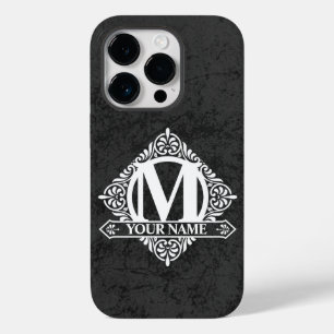 Funda Para iPhone 14 Pro De Case-Mate Estuche para iPhone Ornate Monogram Design Funda-M