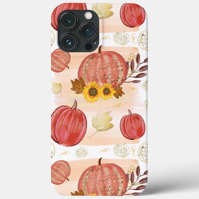 Funda De Case-Mate Para iPhone Estuche para iPhone OtterBox con calabazas de cose (Reverso )