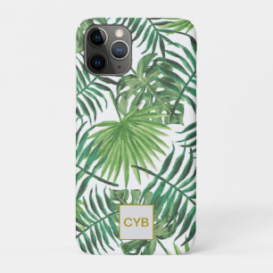 Funda Para iPhone 11 Pro Estuche para iPhone Palm Leaves