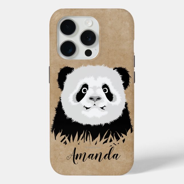 Funda De Case-Mate Para iPhone Estuche para iPhone Panda Bear Funda-Mate (Reverso )