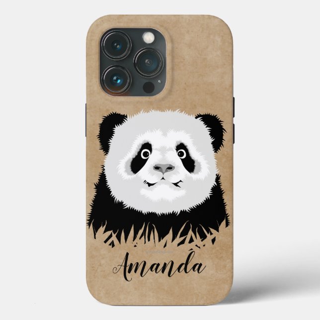 Funda De Case-Mate Para iPhone Estuche para iPhone Panda Bear Funda-Mate (Reverso )