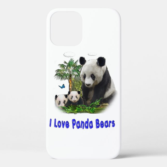 Funda De Case-Mate Para iPhone Estuche para iPhone Panda Bear Funda-Mate (Reverso )