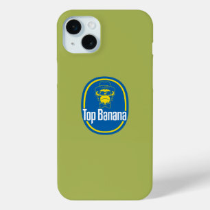 15 Mini Estuche para iPhone para Funda de banana superior-