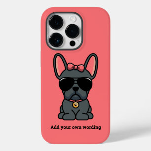 Funda Para iPhone 14 Pro De Case-Mate Estuche para iPhone para Funda de Bulldog azul-mat