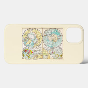13 Estuche para iPhone para Funda de mapas polares en