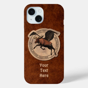 15 Estuche para iPhone para Funda de Parche de Aviaci