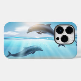 Funda Para iPhone 14 Pro De Case-Mate Estuche para iPhone para Funda-Mate de delfines
