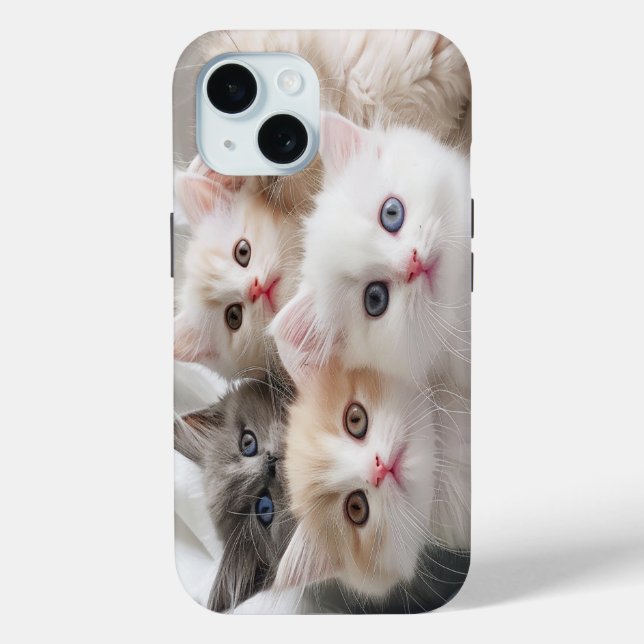 Funda De Case-Mate Para iPhone Estuche para iPhone para gatitos Adorables - regal (Reverso )