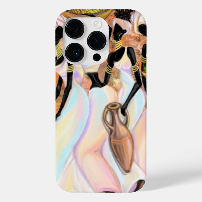 Funda De Case-Mate Para iPhone Estuche para iPhone para mujeres africanas (Reverso )