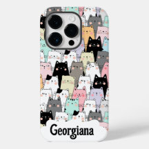 estuche para iPhone para propietarios de gatos