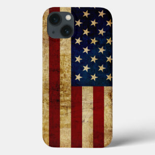 Funda Para iPhone 13 Estuche para iPhone para USA / Bandera ondulada Fu