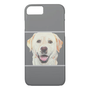 Funda Para iPhone 8/7 Estuche para iphone Pastel Amarillo Labrador Perro