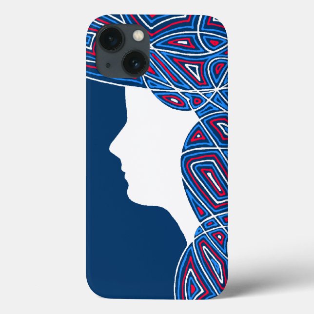 Funda De Case-Mate Para iPhone Estuche para iPhone Patriot Lady (Reverso)