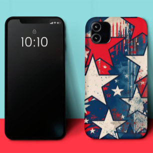 Funda Para iPhone 14 Pro Max De Case-Mate Estuche para iPhone patriótico Rustic Stars and St