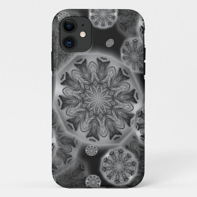 Funda De Case-Mate Para iPhone Estuche para iPhone Peacock Feathers Kaleidoscopes (Reverso)