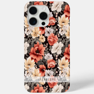 Funda Para iPhone 15 Pro Max Estuche para iPhone personalizado con patrón flora