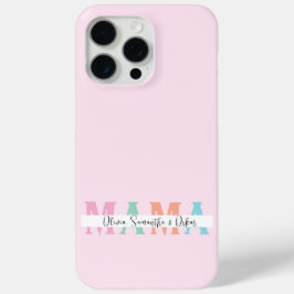Funda Para iPhone 15 Pro Max Estuche para iPhone personalizado de Pastel MAMA