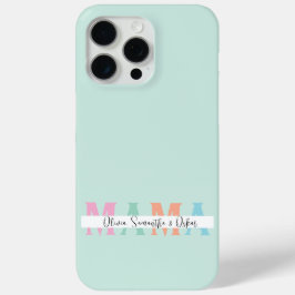Funda Para iPhone 15 Pro Max Estuche para iPhone personalizado de Pastel MAMA