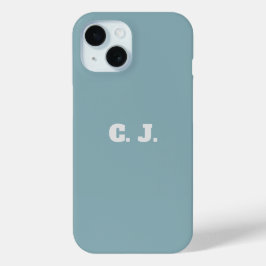 Funda Para iPhone 15 Estuche para iPhone personalizado Dove Blue