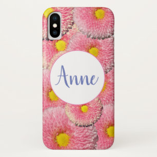 Funda Para iPhone X Estuche para iPhone personalizado Momogram Blossom