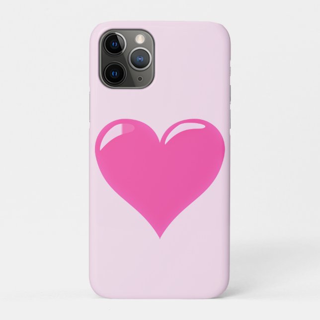 Funda De Case-Mate Para iPhone Estuche para iPhone Pink Heart (Reverso)